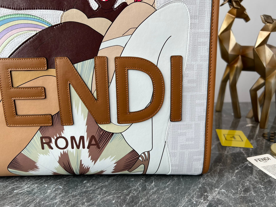 Fendi Sunshine Shopper Meduim Bag - Image 6