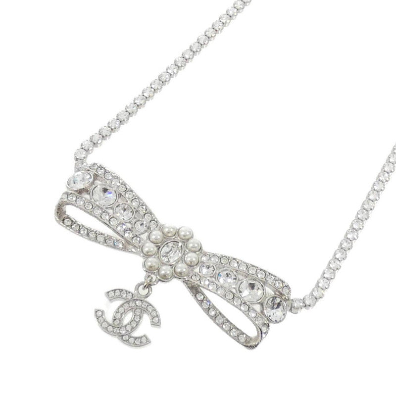 Crystal Bow Necklace Choker 23-24FW