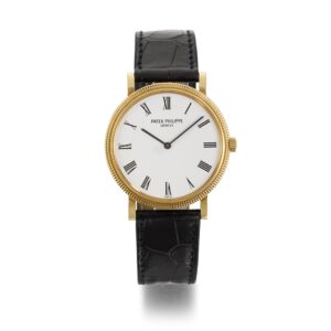 Calatrava 35mm 5120J-001 18K Yellow Gold Men's Watch