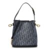 Denim Jacquard Oblique C'est Dior Bucket Bag Blue