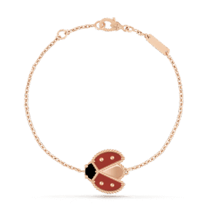 Lucky Spring bracelet, open wings ladybug
