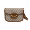 Gucci Horsebit 1955 Canvas Small Shoulder Bag