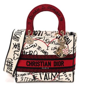 Canvas Medium DiorAmour Graffiti Lady D-Lite Latte