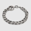 INTERLOCKING CHAIN BRACELET IN SILVER