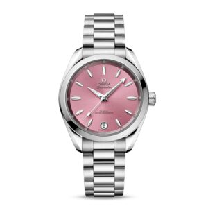 Omega Seamaster Aqua Terra Watch, 34mm Pink Dial, 220.10.34.20.10.003