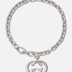 INTERLOCKING SILVER BRACELET
