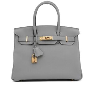 Birkin 30 Gris Mouette Togo Gold Hardware
