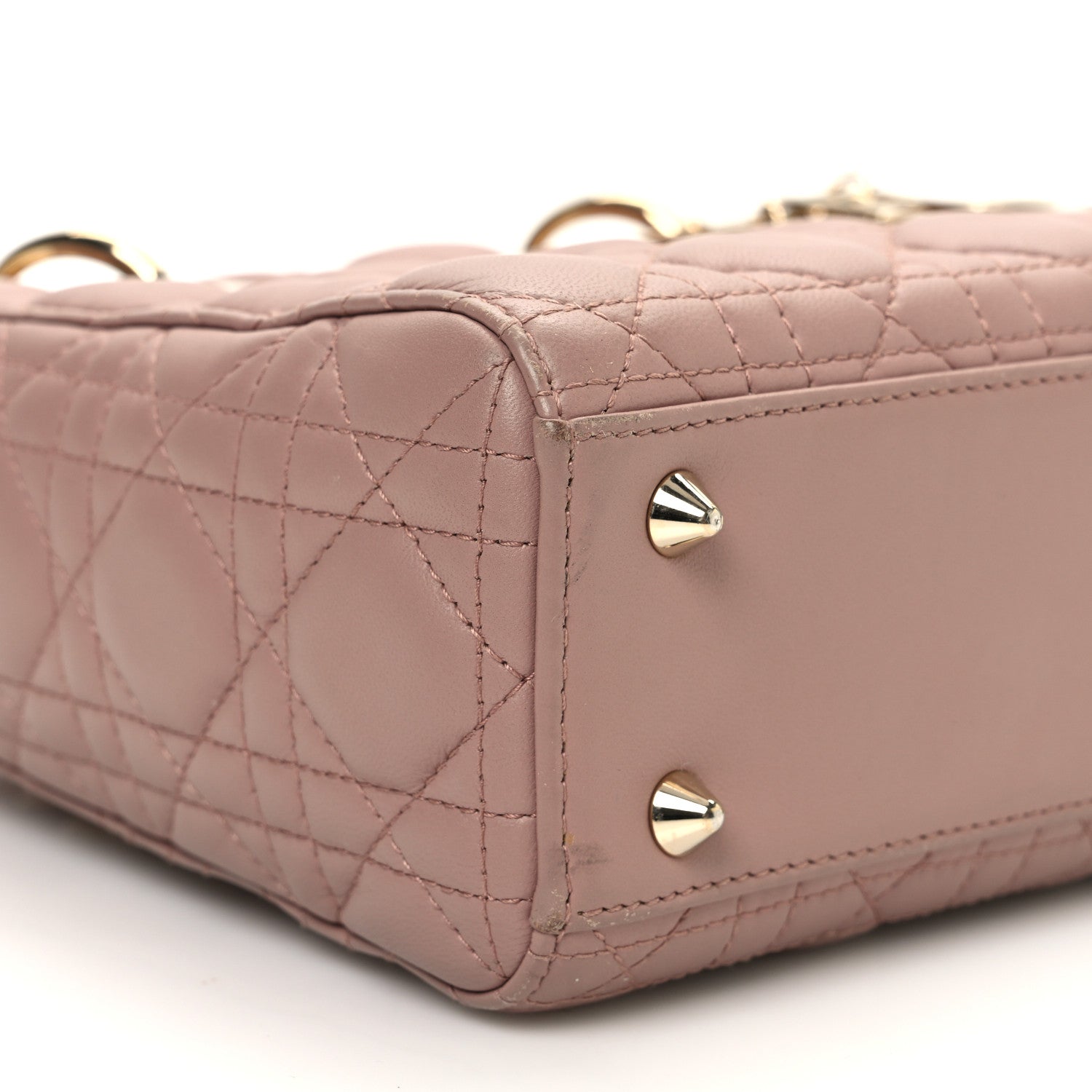 Lambskin Cannage Small My ABCDior Lady Dior Blush - Image 6