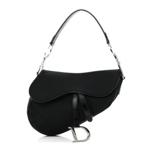 Nylon Saddle Bag Black