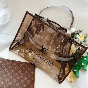 Louis Vuitton Purse Transparent Bag（two piece set）