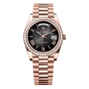 Rolex Day-Date 40 NEW 2025  40mm 228345RBR Rose Gold Slate Ombre Dial