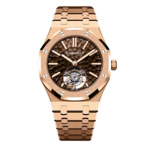 Audemars Piguet Royal Oak 26730OR, Tourbillon, 18K Rose Gold, Brown Index Dial, 41 mm